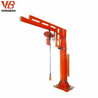 360 Degree Floor Mounted Articulating Arm Folding Jib Crane