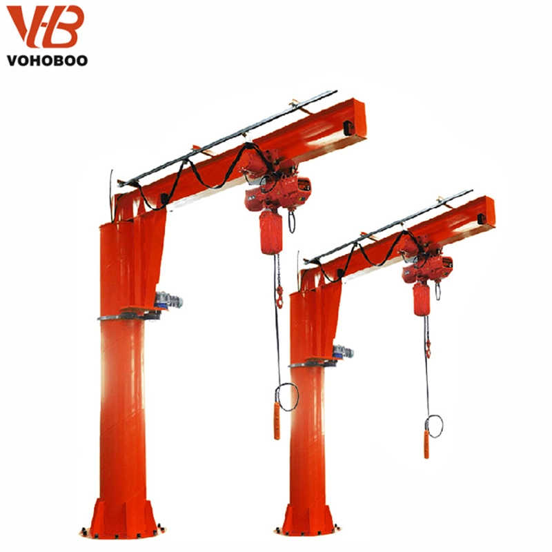 360 Degree Floor Mounted Articulating Arm Folding Jib Crane