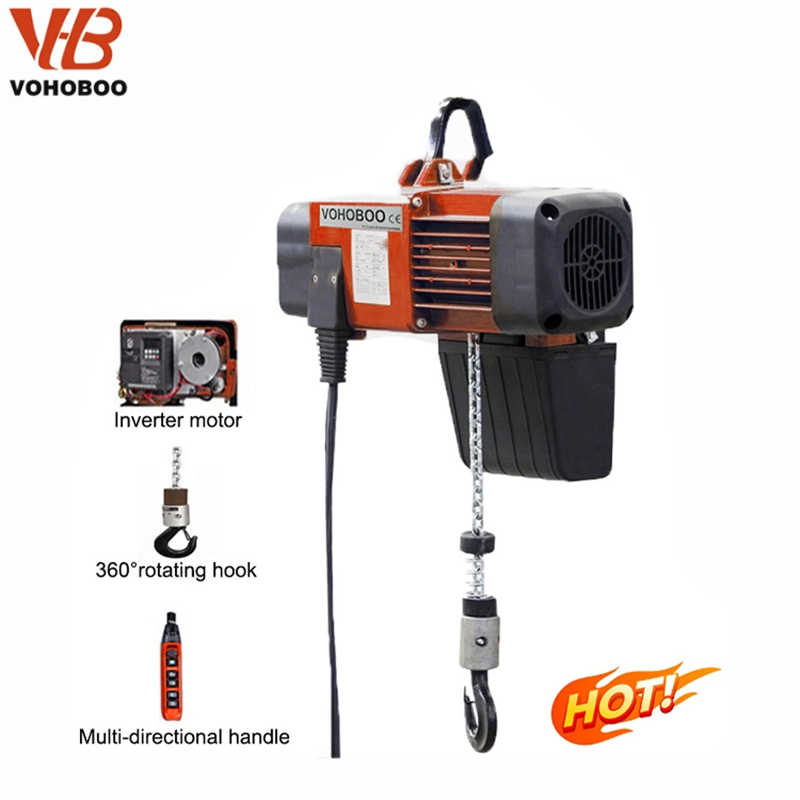 Double Speed 125kg 250kg Hh European Type Electric Chain Hoist