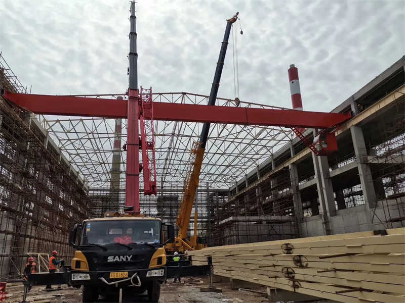 Single Girder Overhead Radio Remote Control Bridge Crane