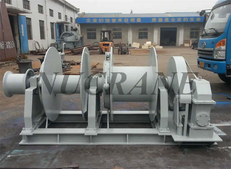 10 Ton Single/Double Drum Customized Electric Winch