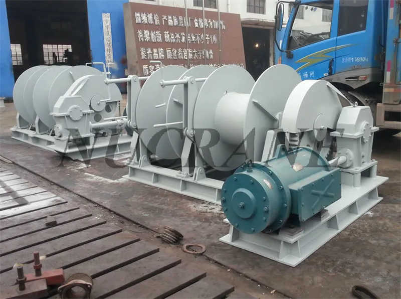 10 Ton Single/Double Drum Customized Electric Winch