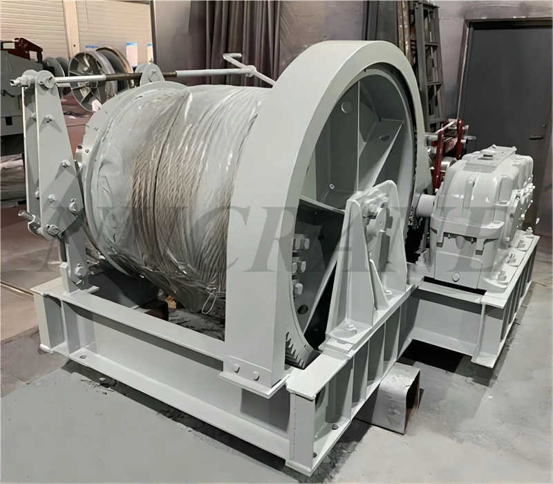 3 Phase 220V 10t Slow Speed Single Drum Electric Winch