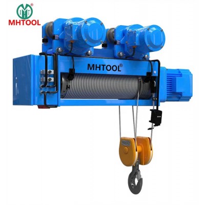 10ton Single Rail Electric Hoist for Overhead Crane Square type wire rope hoist