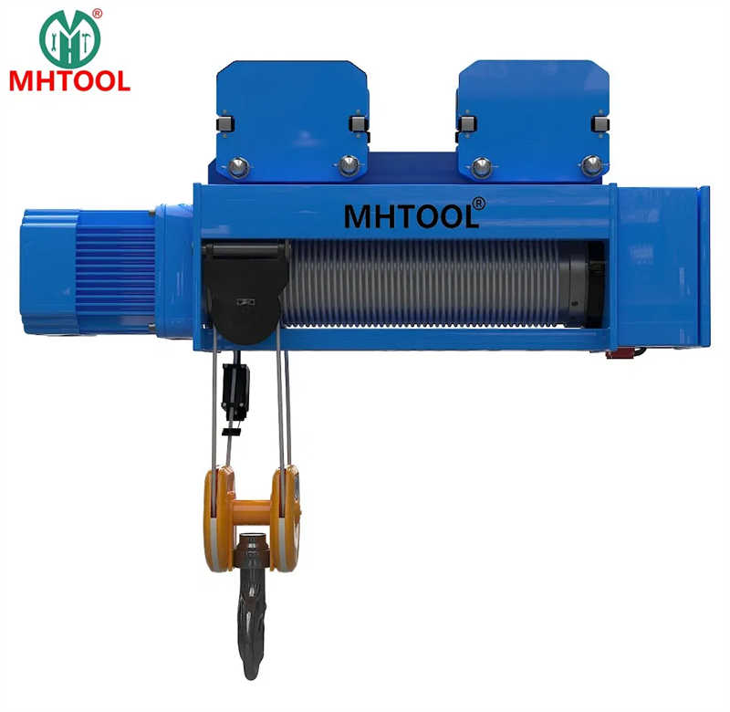 10ton Single Rail Electric Hoist for Overhead Crane Square type wire rope hoist