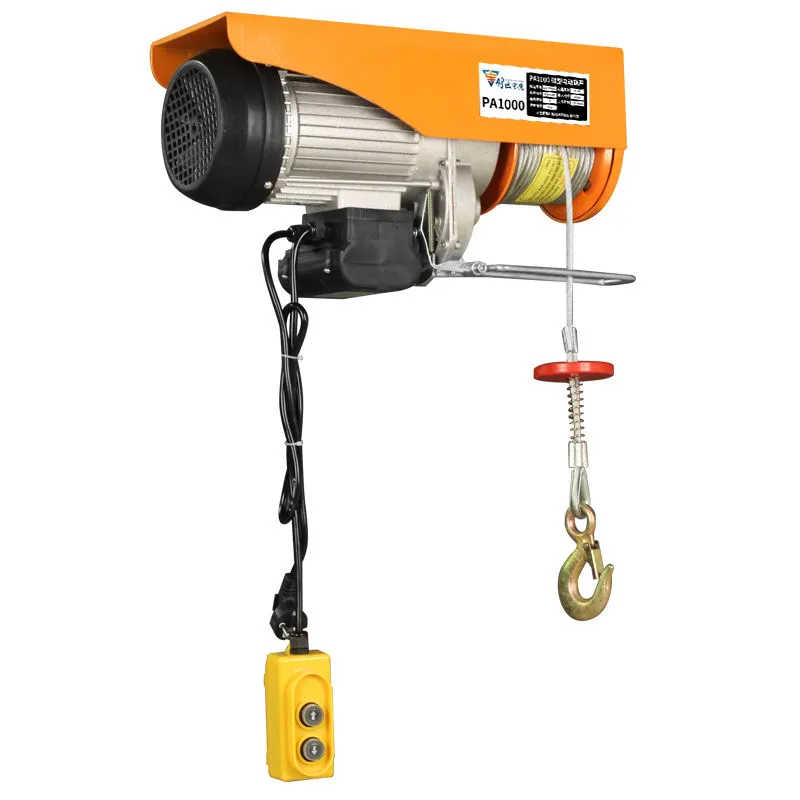 PA500 300kg Lifting Height 10m Mini Electric Wire Rope Hoist