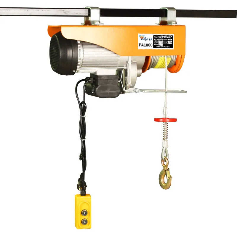 PA500 300kg Lifting Height 10m Mini Electric Wire Rope Hoist