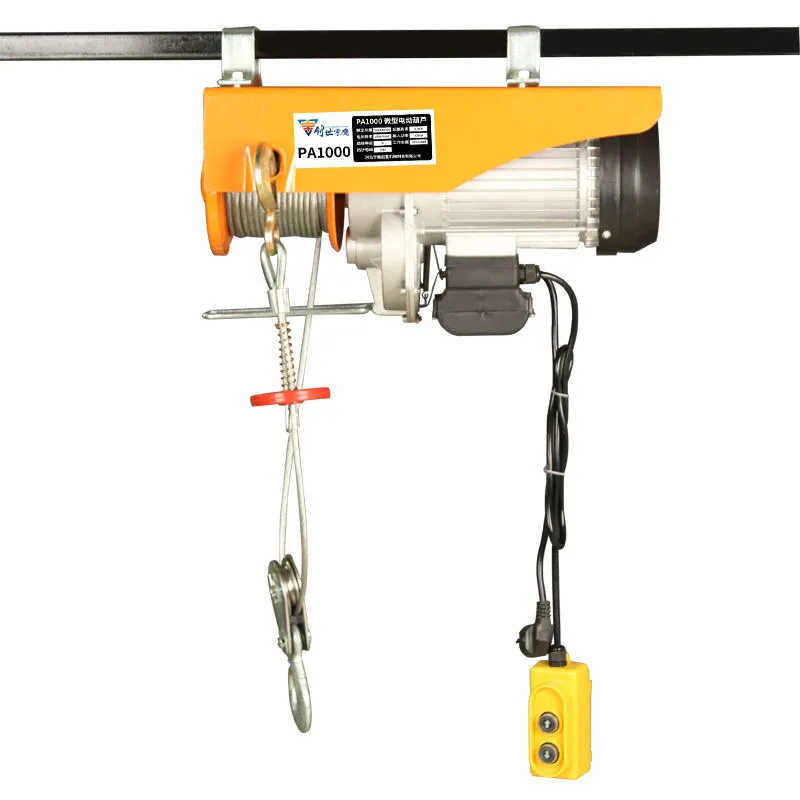 PA500 300kg Lifting Height 10m Mini Electric Wire Rope Hoist