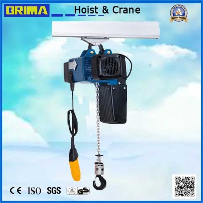 Brima 250kg European Electric Chain Hoist with Manual Trolley