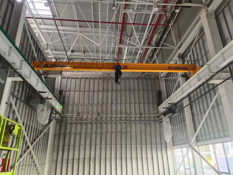 Single Girder Crane Featuring Electric Wire Rope Hoist and Customization Choices