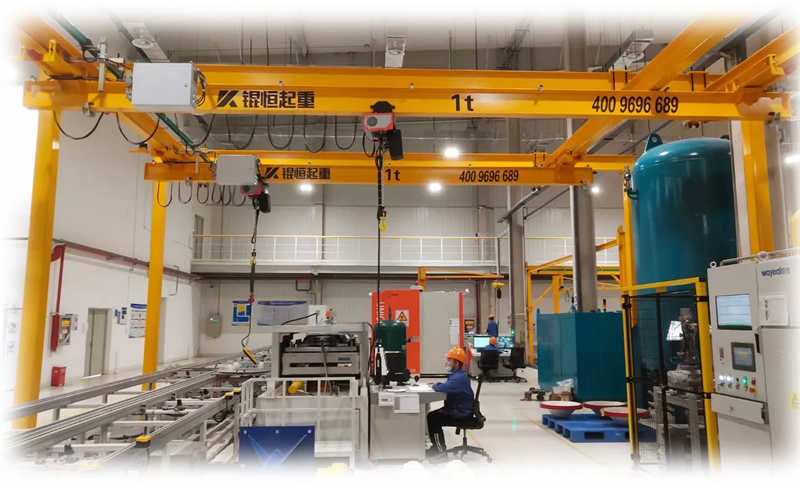 2ton Lifting Equipment Single Girder Overhead Crane with Electric Hoist