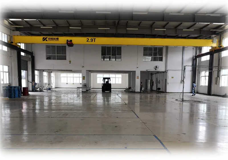 2ton Lifting Equipment Single Girder Overhead Crane with Electric Hoist