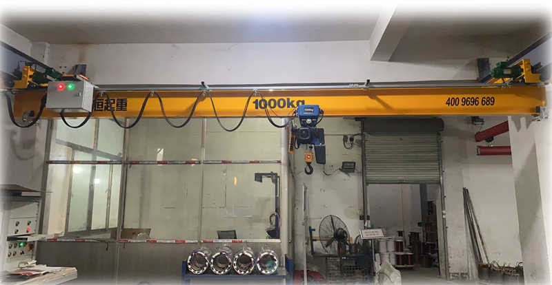 2ton Lifting Equipment Single Girder Overhead Crane with Electric Hoist