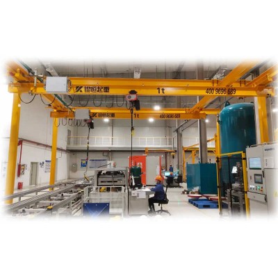 3ton Lifting Equipment Single Girder Overhead Crane with Electric Hoist