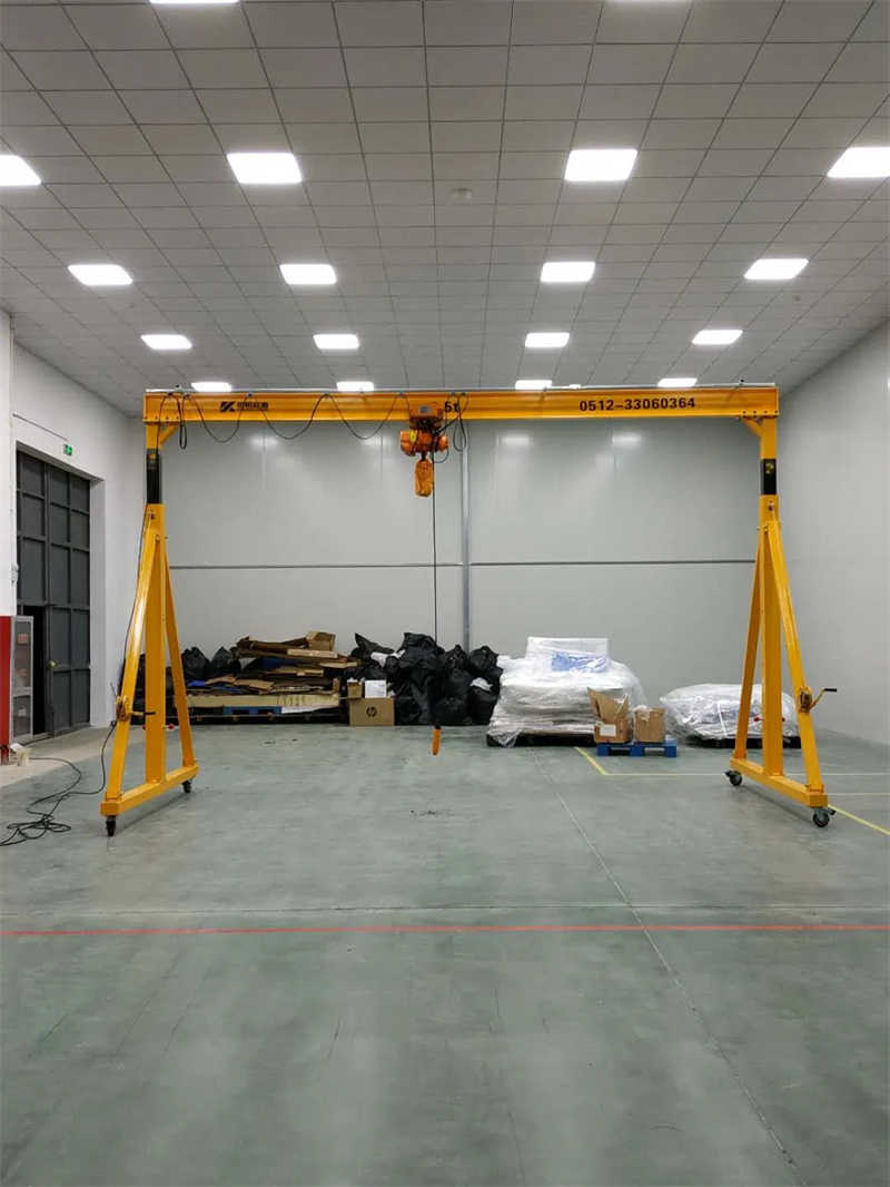 250kg Mobile General Gantry Crane Lifting Equipment