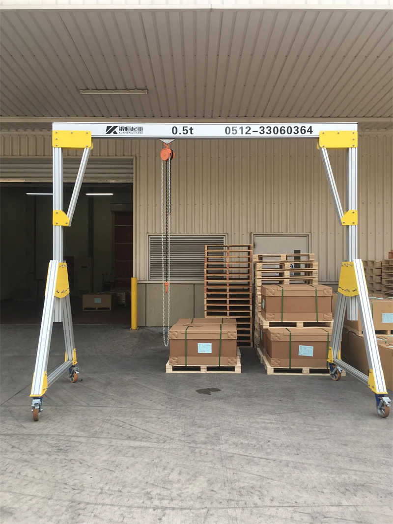 250kg Mobile General Gantry Crane Lifting Equipment