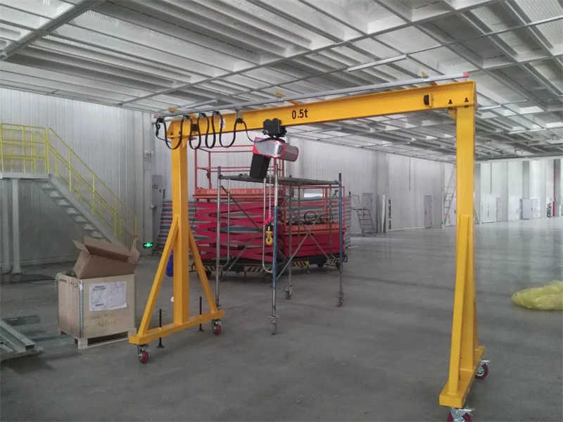 250kg Mobile General Gantry Crane Lifting Equipment