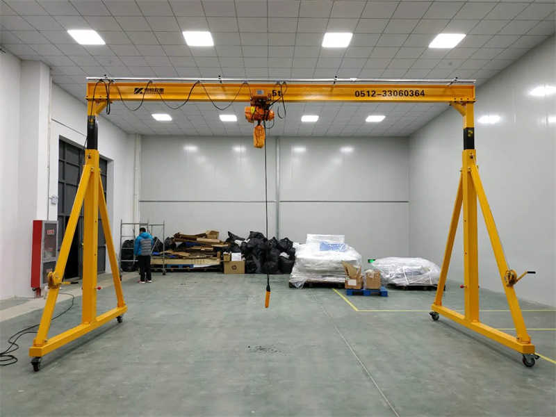 250kg Mobile General Gantry Crane Lifting Equipment