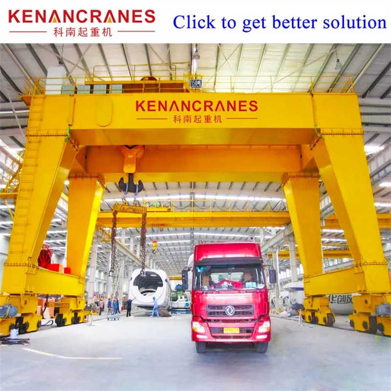 5`32t Single Main Beam Hook Door Gantry Crane with CE ISO