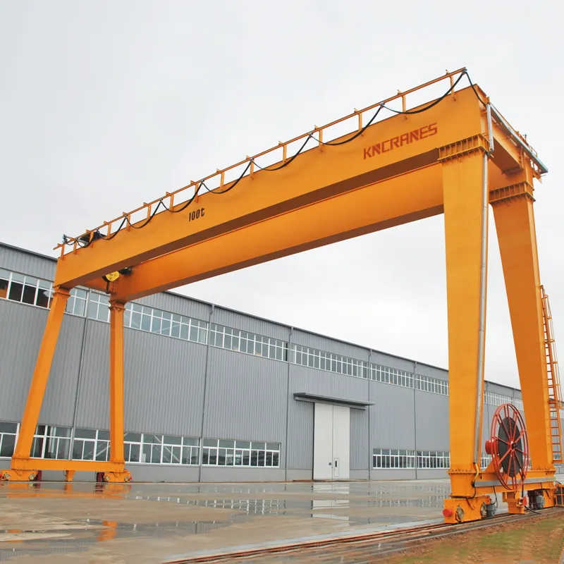 5`32t Single Main Beam Hook Door Gantry Crane with CE ISO