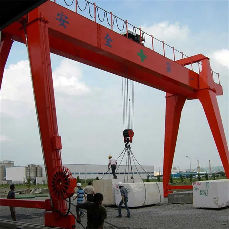 Sinoko Customizable Heavy Duty Outdoor Mg Type Double Girder Gantry Crane