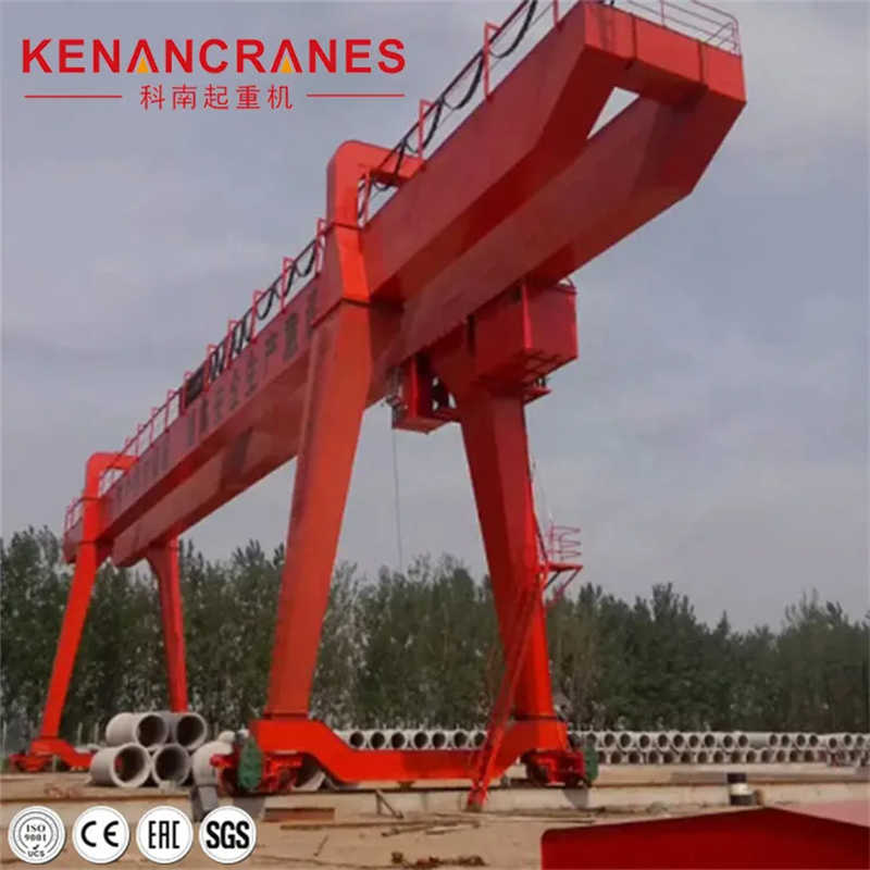 ISO/CE Certified 10~50t Factory Workshop Double Beam Hook Door Gantry Crane