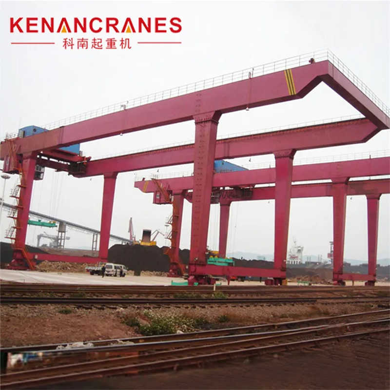 ISO/CE Certified 10~50t Factory Workshop Double Beam Hook Door Gantry Crane