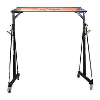 1 Ton 2 Ton Steel Small Mobile Gantry Adjustable Lifting Height Gantry Crane