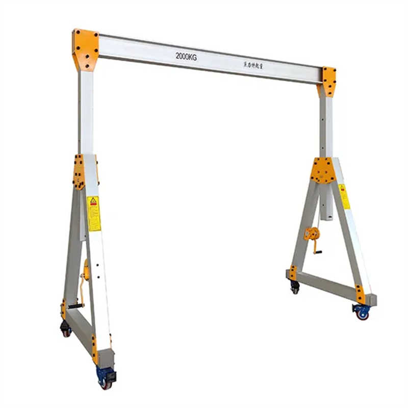 China Manufacturer Harbor Freight single Girder Gantry Crane 2 Ton From China