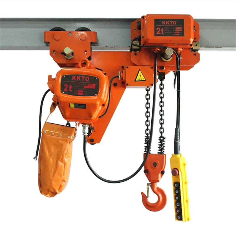 1 Ton 2 Ton 3 Ton Electric Hoist Fixed/Mobile/Low Headroom Chain Hoist