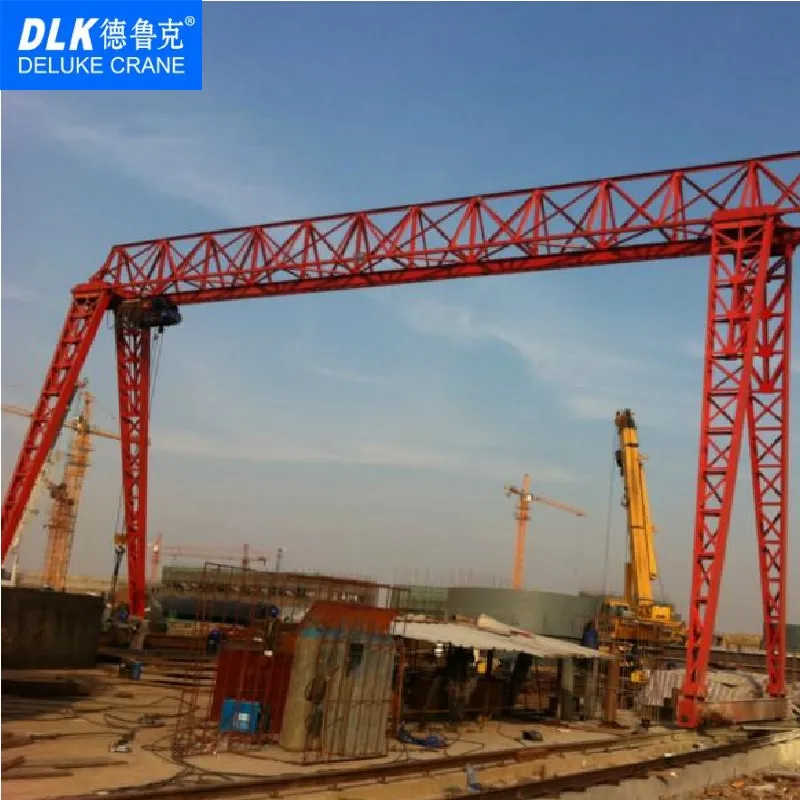 20 Ton Truss Type Single Girder Gantry Crane with Hoist for Precast Beam Field