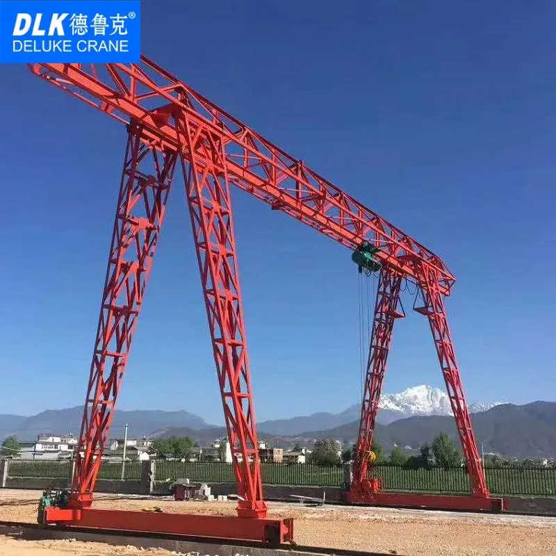 20 Ton Truss Type Single Girder Gantry Crane with Hoist for Precast Beam Field