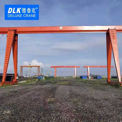 DELUKE Mh Type Electric Hoist Gantry Crane with CD, MD Electric Hoist