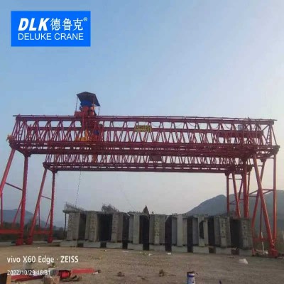 DELUKE Mhh Electric Hoist Gantry Crane with Single Truss Beam