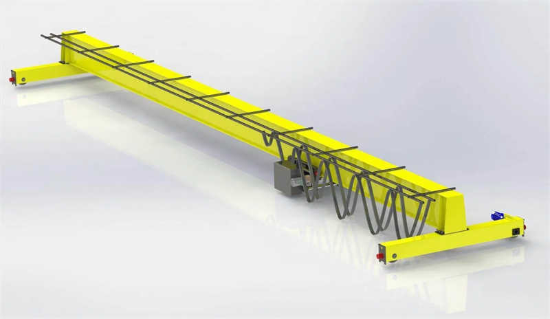 Remote Control European Type Electric Single Girder Eot Crane