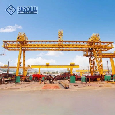 Kuangshan 50~100t Electric Winch Truss Double Girder Gantry Crane