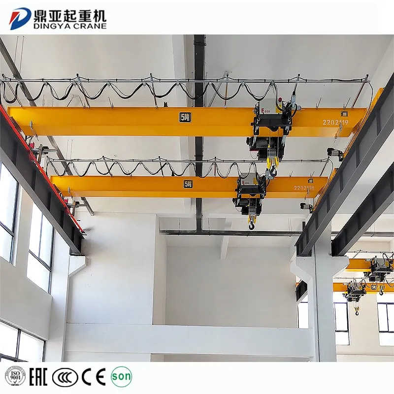 Dy Ld 10ton Electric Single Girder Overhead and Gantry Cranes