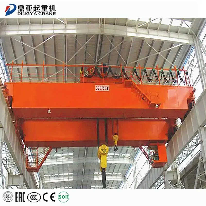 Dy High Quality 5ton Double Girder Frequency Conversion European Bridge Crane