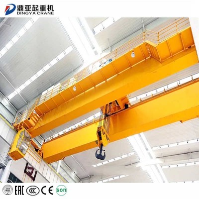 Dy High Quality 5ton Double Girder Frequency Conversion European Bridge Crane