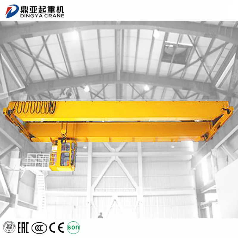 Dy High Quality 5ton Double Girder Frequency Conversion European Bridge Crane