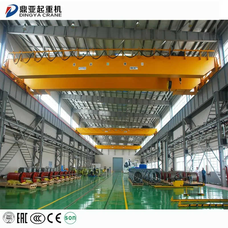 Dy High Quality 5ton Double Girder Frequency Conversion European Bridge Crane