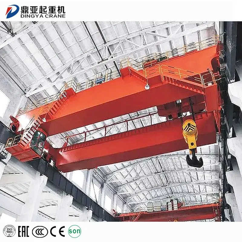 Dy High Quality 5ton Double Girder Frequency Conversion European Bridge Crane