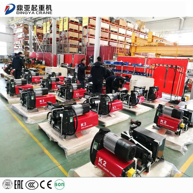 Dy High Quality 15ton 380V 50Hz 3pH Electric Wire Rope Hoist Overhead Crane