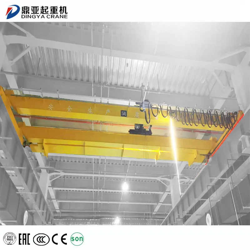 Dy Customized 3ton 6m Double Girder European Wire Rope Hoist Bridge Crane