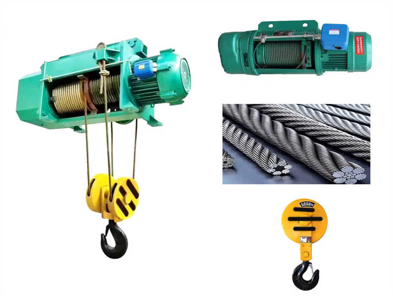 Dy Best Selling 3t14m Electric Wire Rope Hoist Small