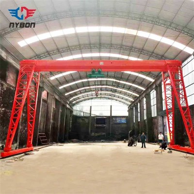 Indoor Single Girder Ganrry Crane with Remote Control