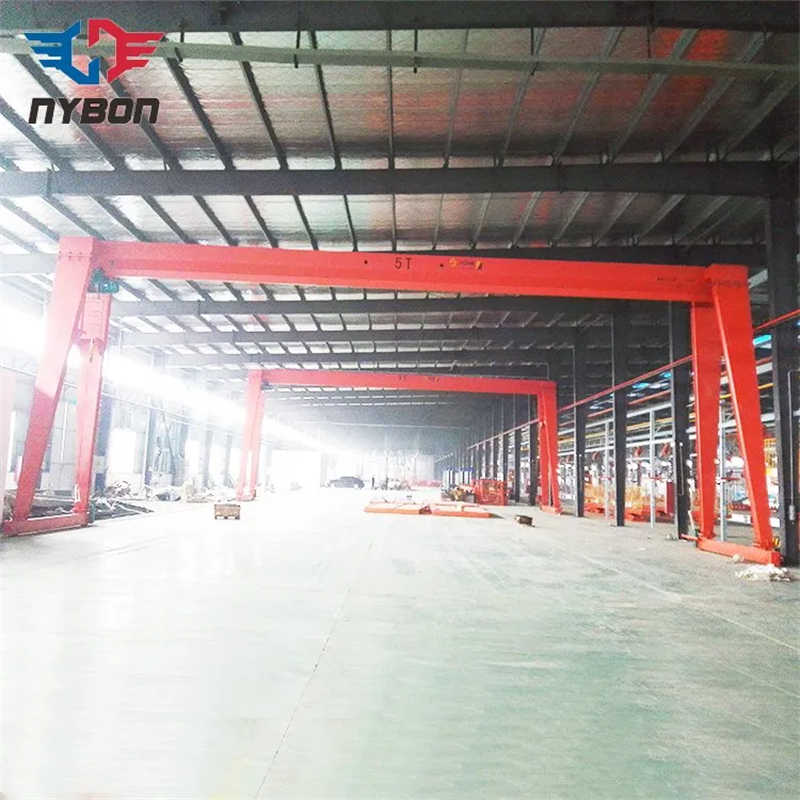 Indoor Single Girder Ganrry Crane with Remote Control