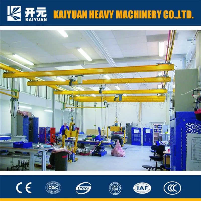 1, 2, 3, 5, 10t Overhead Type Electric Hoist Traveling Suspending Crane for Sale