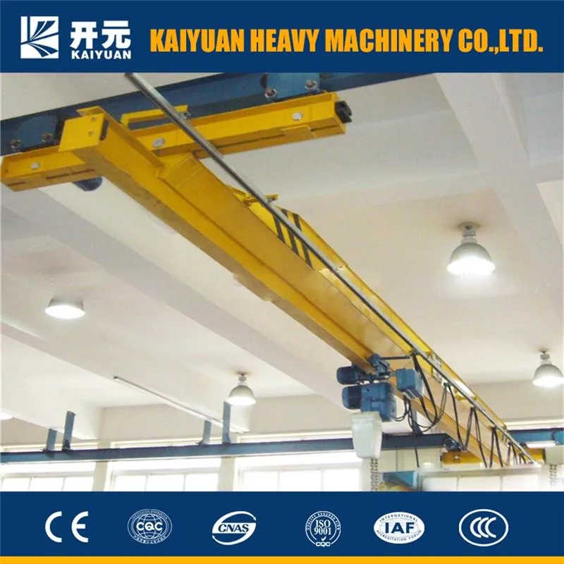 1, 2, 3, 5, 10t Overhead Type Electric Hoist Traveling Suspending Crane for Sale