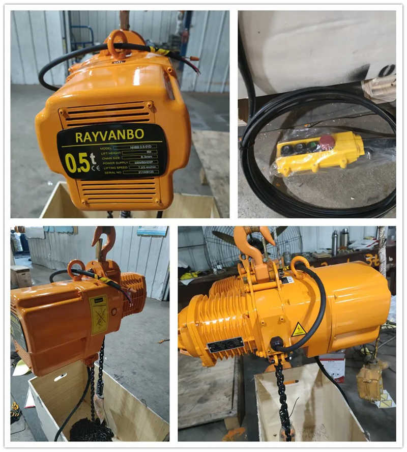 2 Ton 3 Ton 5 Ton 7.5 Ton Fixed Type Electric Hoist Chain Electric Hoist